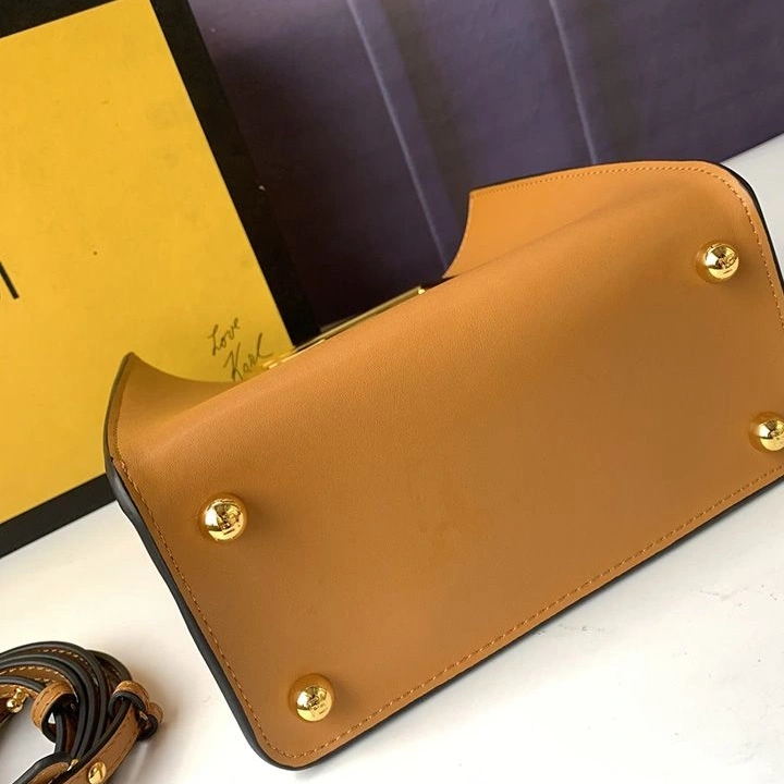 Cheap Leather In Fendi Small Bag Calf Way Brown 0710
